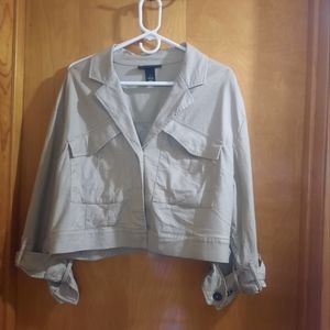Lane Bryant cropped jacket, 18